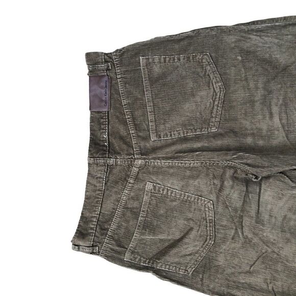 Calvin Klien Jeans Corduroy Pants Size 34 Olive Green/Brown - Picture 9 of 10